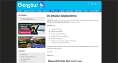 Desktop Screenshot of dilkurslari.genctur.com.tr