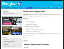 Tablet Screenshot of dilkurslari.genctur.com.tr