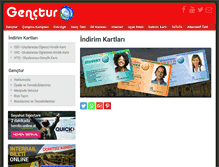 Tablet Screenshot of indirim.genctur.com.tr
