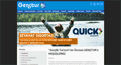 Desktop Screenshot of genctur.com.tr