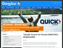 Tablet Screenshot of genctur.com.tr